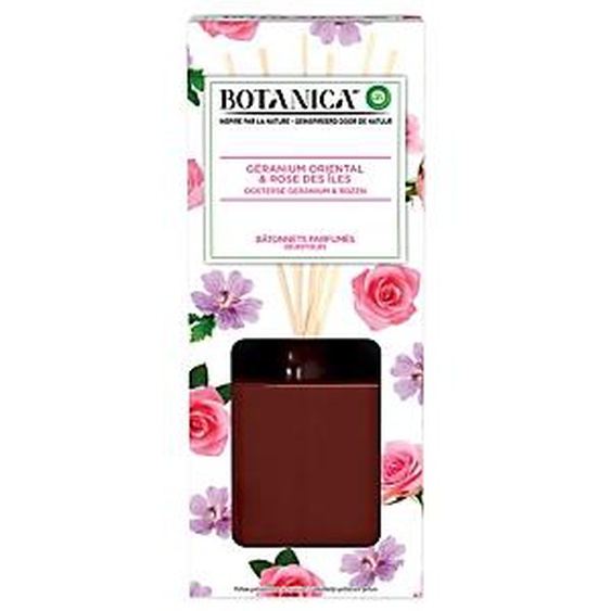 AIR WICK Batônnets parfumés Airwick Botanica rose des îles et géranium oriental 80 ml