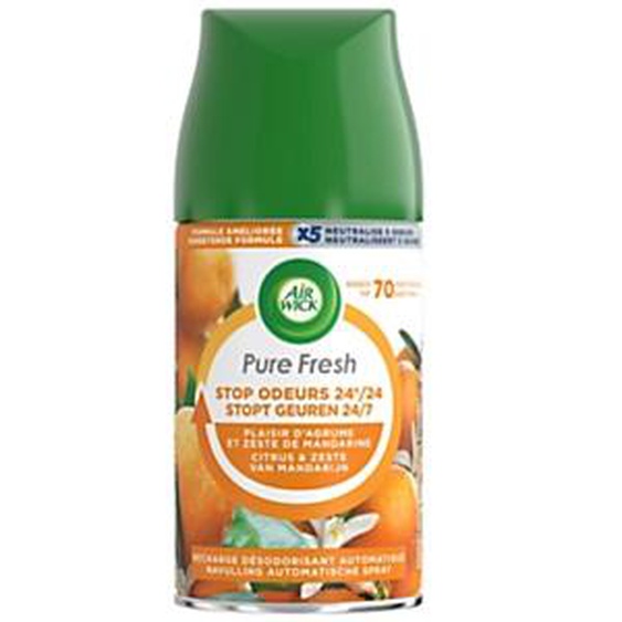 Air Wick Recharge pour diffuseur Pure Fresh Parfum agrumes - 250 ml