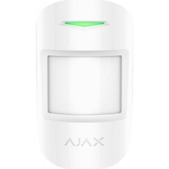 Ajax MotionProtect Plus Capteur infrarouge passif (PIR) / Capteur hyperfréquence Sans fil Mural Blanc