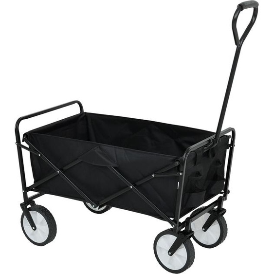 Akord Chariot De Transport Pliable Tyrs Noir 88X50X59