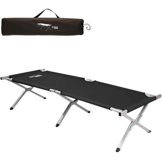 Aktive 52991 - Lit Pliant Camping | Lit Portable Facile Transporter | Dimensions 190 x 64 x 42 cm | Pliage Facile, antidrapant, a