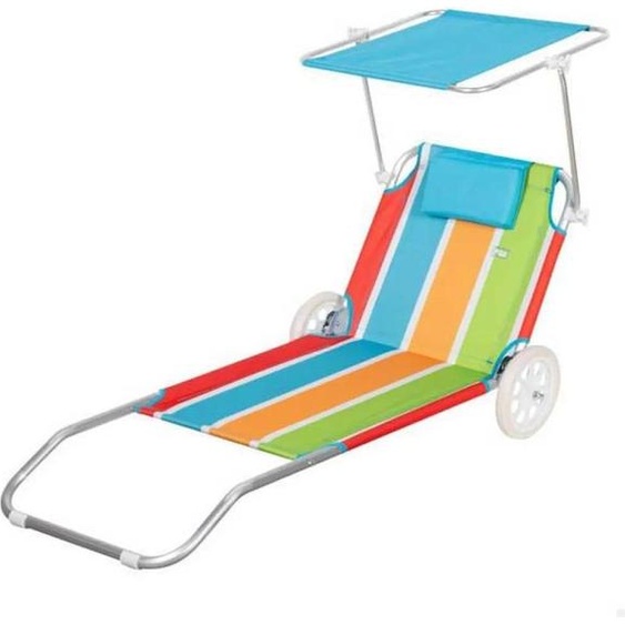 Aktive 62682 Chaise longue de plage 52x117x62 Cm Transparent Transparent One Size