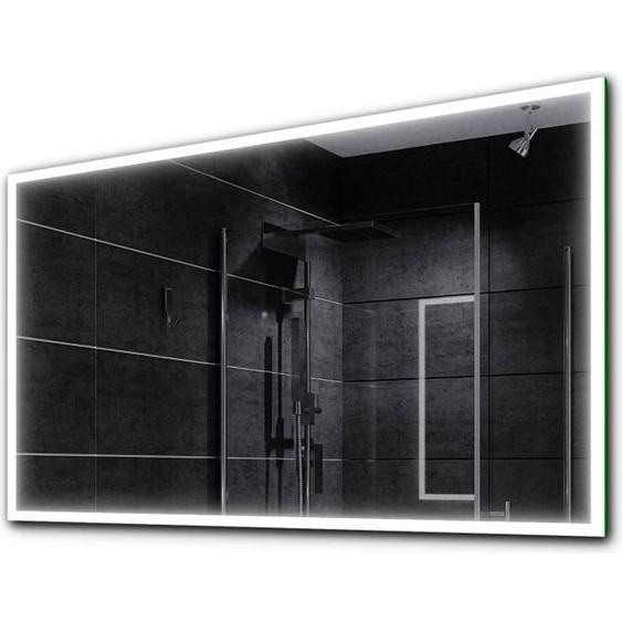 Alasta - Miroir de salle de bain - 150x80 cm  - Modèle Bosten - Miroir avec LED Illumination