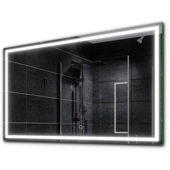 Alasta, Miroir LED avec Interrupteur Tactile, Atlanta 150x70 cm