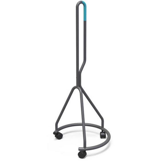 Alba Chariot de rangement sur roulettes pour tabouret Nimbo - Noir