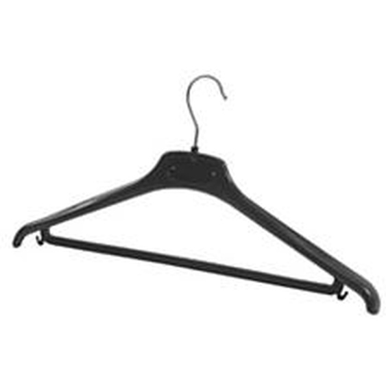 Alba Cintres Basic en ABS - Noir - Lot de 20