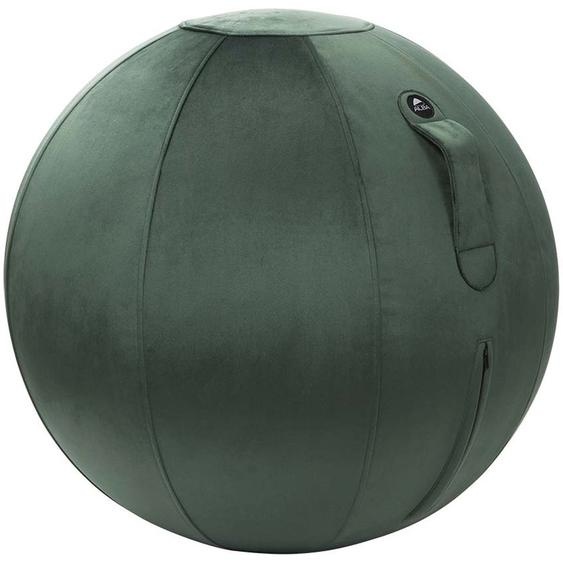 Alba ErgoBall - Siège ballon ergonomique - Velours vert émeraude