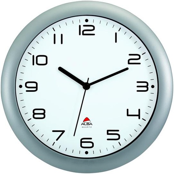 Alba Horloge murale Hornew à quartz - Diamètre 30 cm - Gris