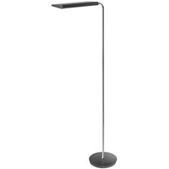 Alba Lampadaire Swing - Led intégrée - 45W - Tête réversible - Variateur dintensité - Noir
