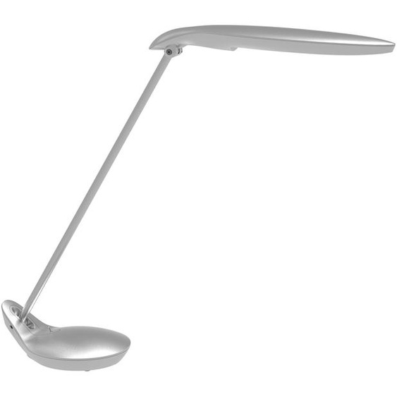 Alba Lampe de bureau Poppins - Led intégrée - 5W - Bras et tête articulés - Gris Métal