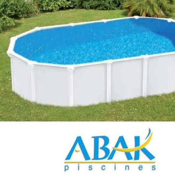 Albatica Liner 75/100ème Osmose Blanche 3.90 x 7.55 x 1.32 m - Bleu ciel