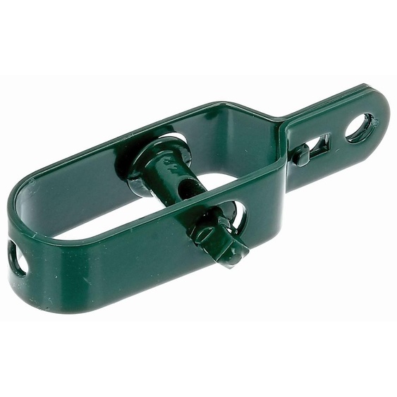 Alberts 859169 Tendeur de fil de fer, avec noix en acier, galvanisé, plastifié vert, taille 2, longueur 100 mm, jeu de 100 pièces