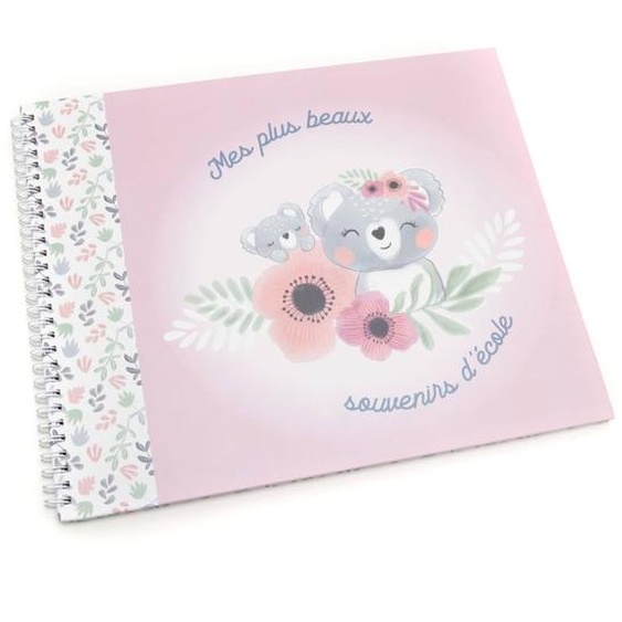 Album De Classe Koala Lila Rose, Gris, Vert