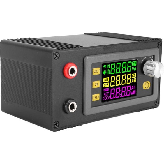 Alimentation régulée DC, affichage numérique, compact, entrée 12-72 V, sortie 65 V, 6 A, tension réglable