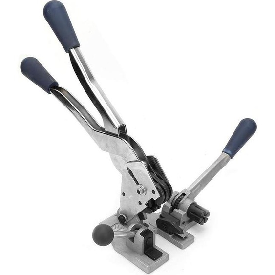 Allecto Premium - Tendeur manuel 3 en 1 pour feuillard de cerclage - Matériau acier - Feuillard PP - 12~16mm - Cercleuse manuelle