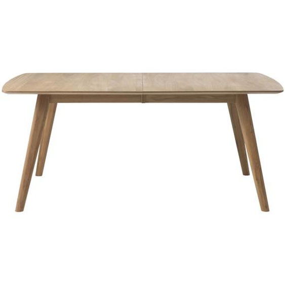 Almor - Table à manger extensible en bois 180-270x100cm - Couleur - Bois clair