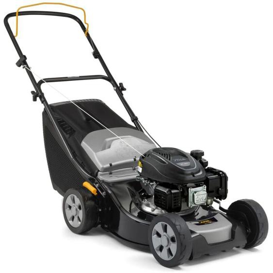 Marca - alpina AL4 41 s - Tondeuse à gazon poussée avec moteur stiga 125cc, largeur de coupe 41 cm, bac à herbe 60L, plateau de coupe en acier