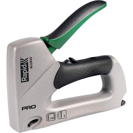 Rapid - ALU840 - Agrafeuse-Cloueuse manuelle pour professionnel, pour agrafes n°140/6-14mm et clous n°8/15mm - Blister - (22876000)