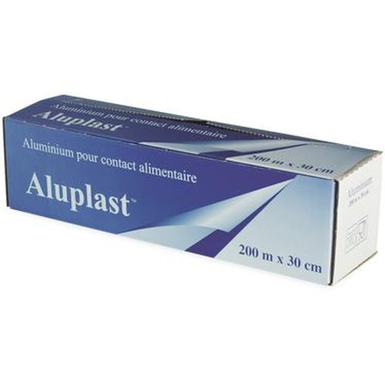 Aluminium alimentaire en boîte distributrice - 200 m x 30 cm