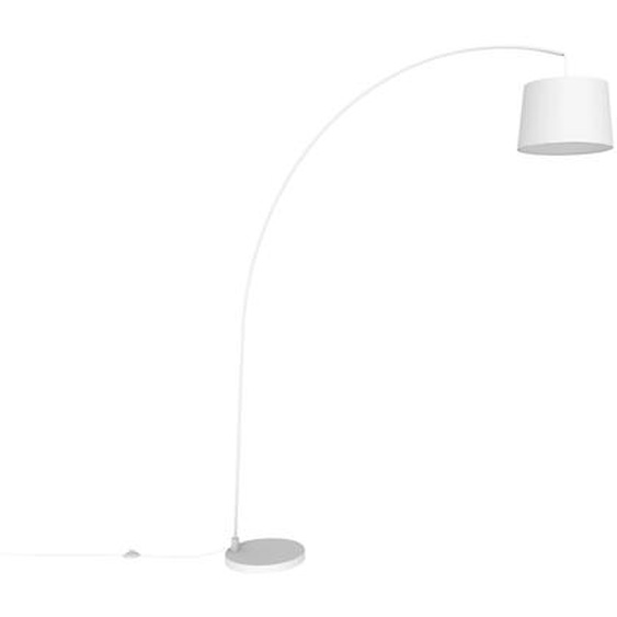 Aluminor Lampadaire Arc - Ampoule Led E27 - Blanc