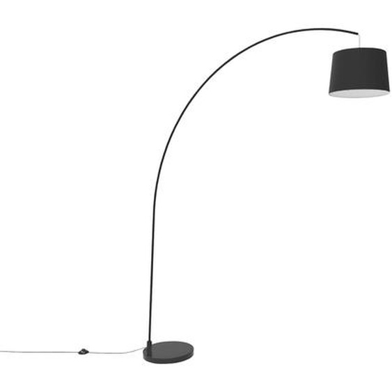 Aluminor Lampadaire Arc - Ampoule Led E27 - Noir