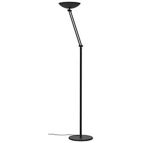 Aluminor Lampadaire Lib - Led intégré - 30,5W -Bras et tête articulés - Variateur dintensité - Noir