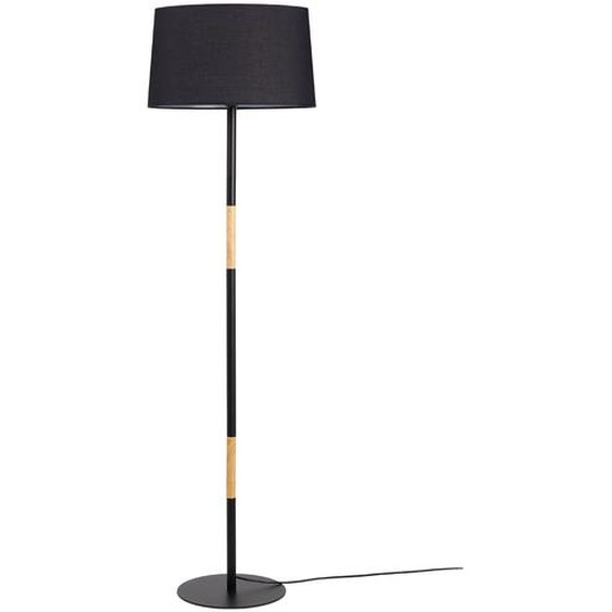 Aluminor Lampadaire Mikado - Ampoule Led E27 - Métal et bois - Noir