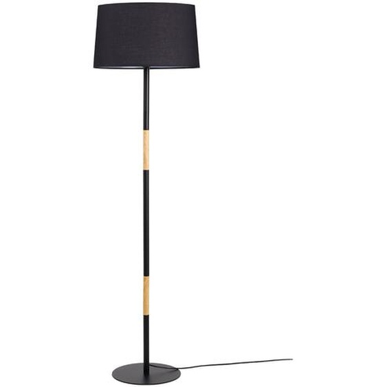 Aluminor Lampadaire Mikado - Ampoule Led E27 - Métal et bois - Noir