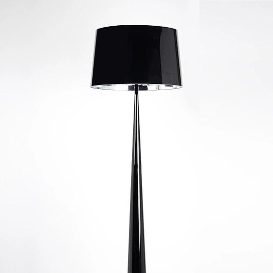 Aluminor Lampadaire Totem - Ampoule Led E27 - 12W - Pied acier laqué - Noir