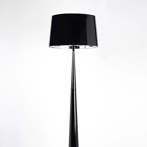 Aluminor Lampadaire Totem - Ampoule Led E27 - 12W - Pied acier laqué - Noir