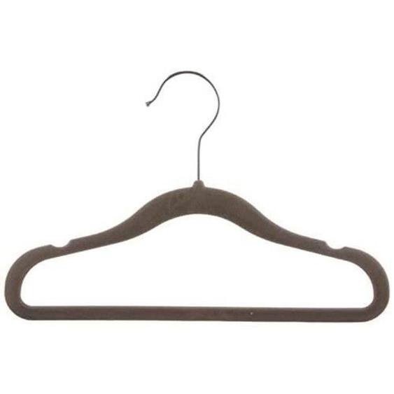 Amazon Basics Lot de 50 cintres en velours pour enfant Gris