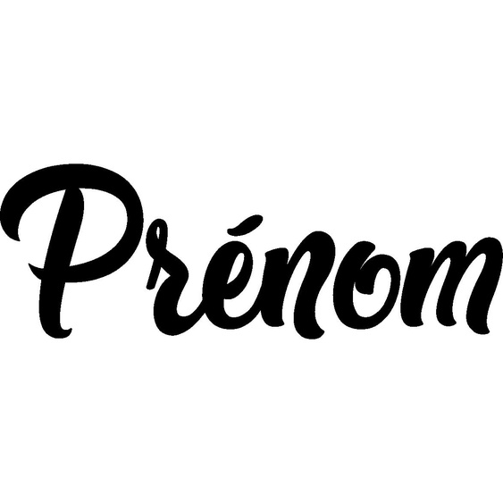 Ambiance-sticker Sticker prénom personnalisé manuscrit attachant