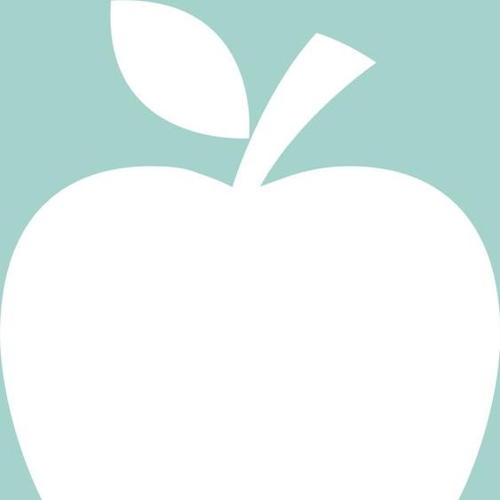 Ambiance-sticker Sticker tableau blanc Design pomme