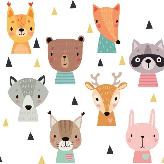 Ambiance-sticker Stickers animaux bébés de la forêt