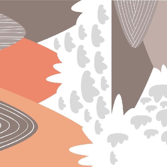 Ambiance-sticker Stickers enfant montagnes scandinaves franscika