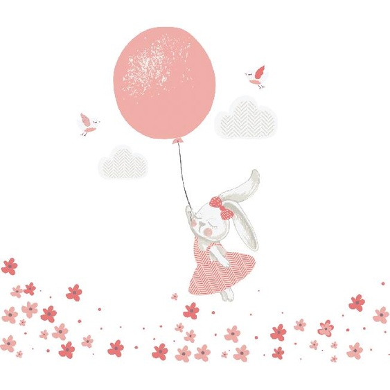 Ambiance-sticker Stickers lapine et son ballon magique