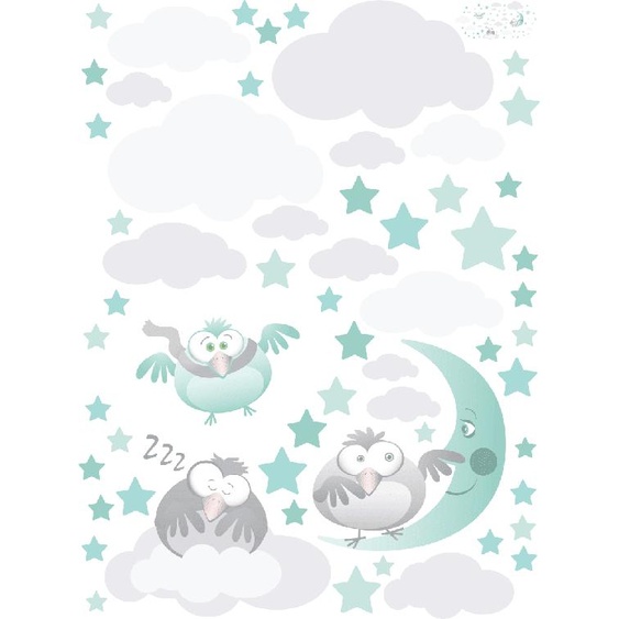 Ambiance-sticker Stickers oiseaux dormeurs à chaque instants
