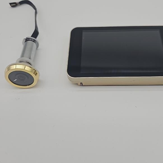 Amig Judas numérique DWR 4.0 HD Écran LCD Caméra vidéo Facile à installer Facile à utiliser Mémoire de 1 Go Or Élégance Luxe