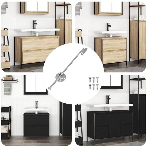 Charnière à tige de traction 439 pcs Argenté Fer