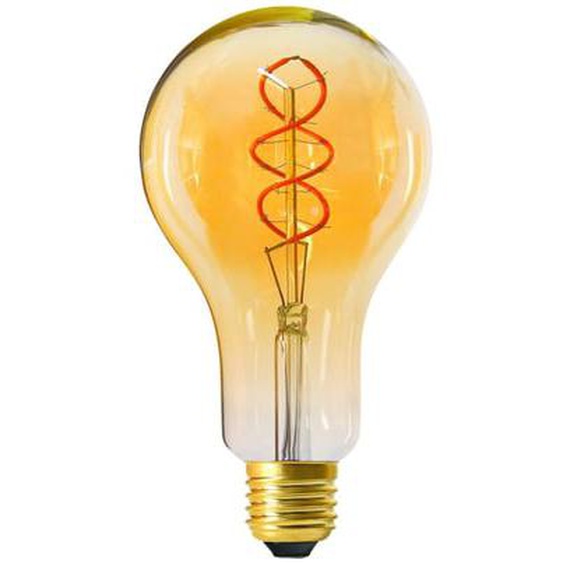Ampoule Big Bulb E27 filament LED Twisted 4W dimmable ambré