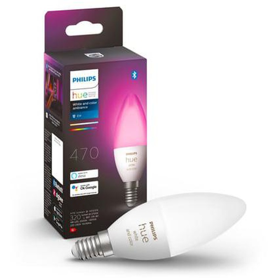 Ampoule flamme E14 HUE WHITE & COLOR AMBIANCE