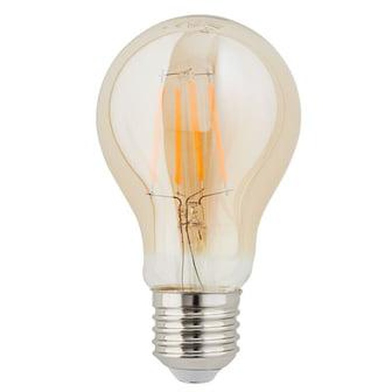 Ampoule globe ambre Ø6 cm, Baulind