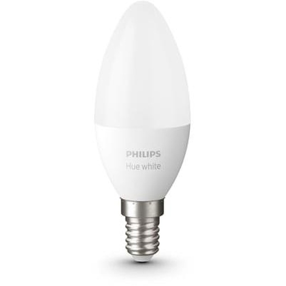 Ampoule Hue connectée opaque flamme E14 5,5W x 2