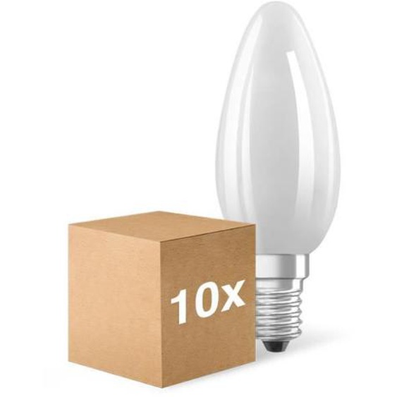 Ampoule LED Flamme E14 4.8W 470lm - 827 Blanc Très Chaud | Dimmable - Lot de 10 - LEDVANCE