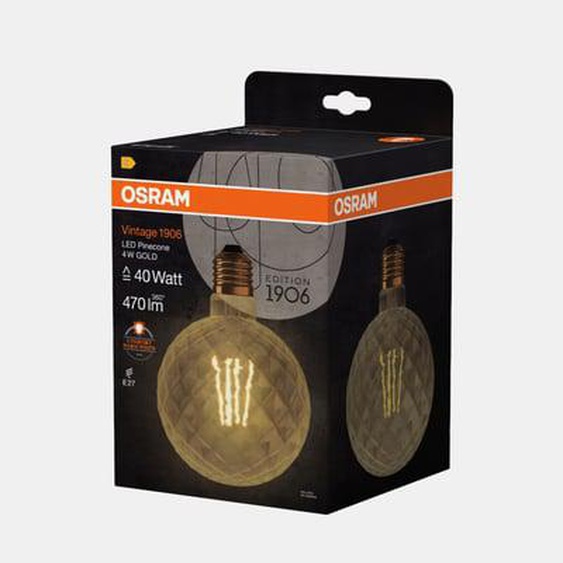 Ampoule LED globe vintage 1906 - or - 40W - 2500K