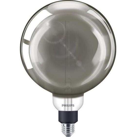 Ampoule LED - PHILIPS - Vintage XL-Globe - E27 - 6.5 W - Blanc chaud - Smoky