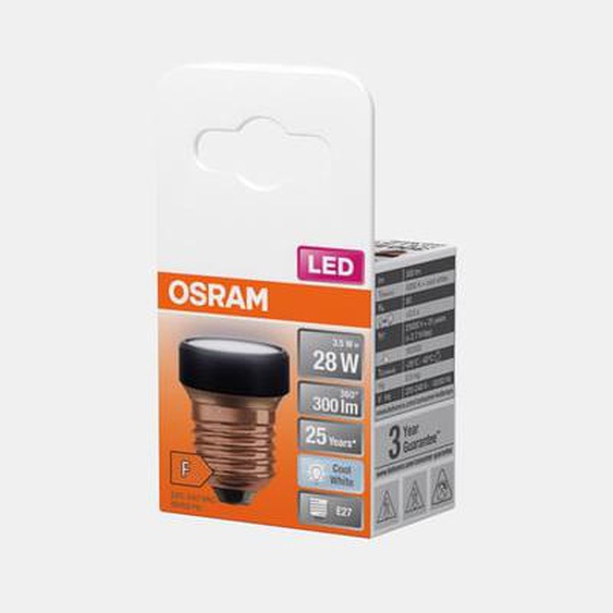 Ampoule LED plate dépoli - 28W - E27 - blanc froid