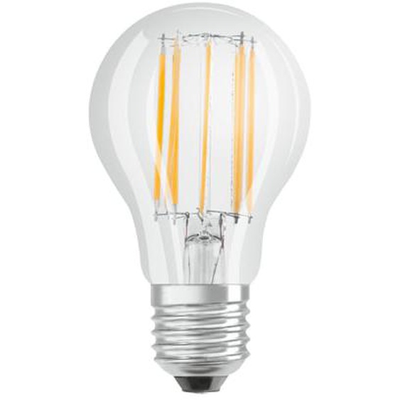 Ampoule standard LED dimmable finition verre clair 10W