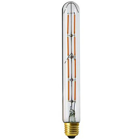 Ampoule tube T30 / E27 filament LED 6W clair