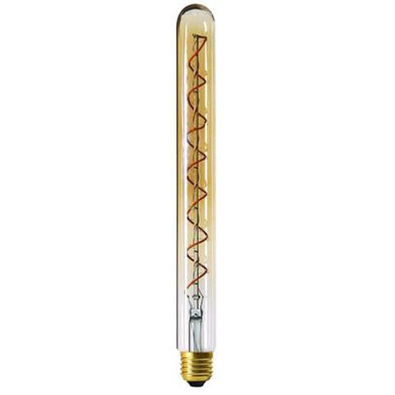 Ampoule tube T30 / E27 filament LED Twisted dimmable 4W ambré 300 mm